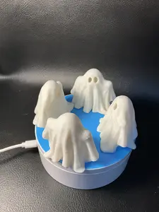 2 inch plastic ghost , Halloween decoration , Cake topper,