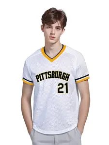 Pittsburgh 21 Embroidered Sports Jersey, Fashion Design for Fans & Collectors, Exclusive Accessory for Sport Enthusiasts
