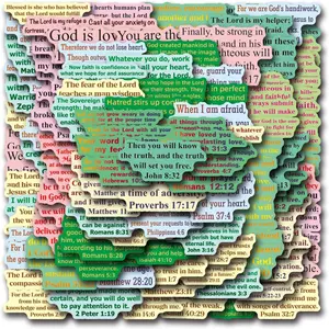 120pcs Bible Verse Stickers, Inspirational Christian Vintage Journal Stickers Typewriter Font Quote Bible Study Supplies for Water Bottle Laptop Phone Case Scrapbook Decals