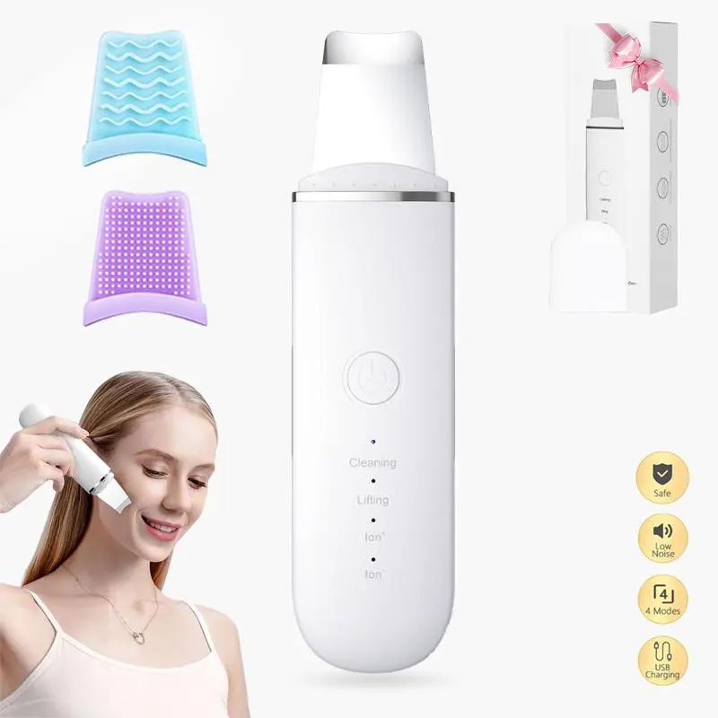 Ultrasonic Facial Pore Cleaner, 1 Set Professional Women's Skin Care Tool, Facial Skin Care Machine for Women, Facial Cleansing Instrument, Facial Cleaning Tool, Personal Care Appliances