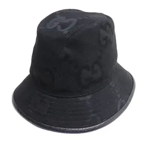 Pre-owned GUCCI Canvas Small Leather Goods Jumbo GG Bucket Hat