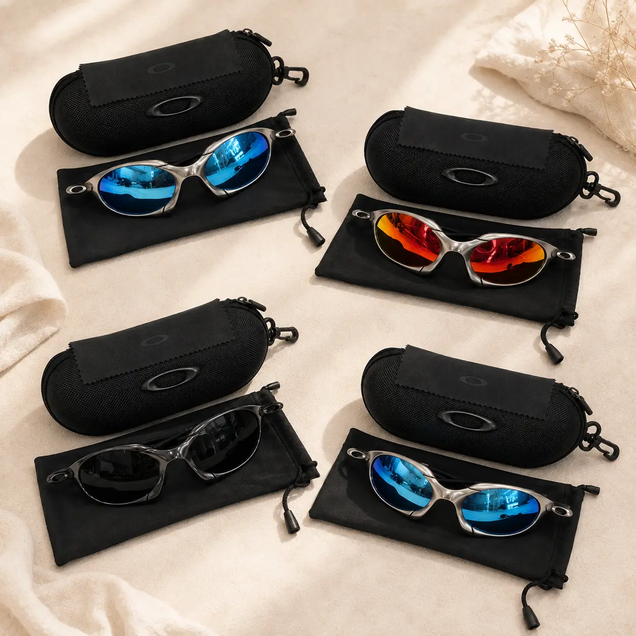 Retro X-Metal Style Sunglasses – Mirrored Wraparound Sport Shades, Y2K Outdoor Eyewear for Men & Women