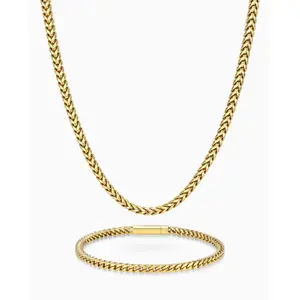 JAXXON Franco Set 3mm - Box Clasp - Gold