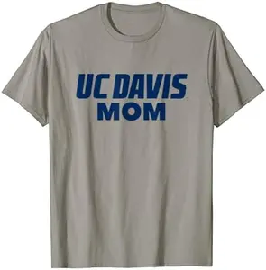 100% Cotton Uc Davis Aggies Mom TShirt Visit The University Of California Davis Store TShirt Printed Shirt
