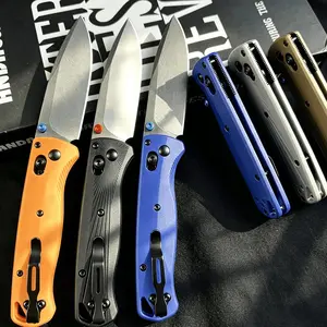 535BK Portable Folding EDC Tactical Pocket Multi Tool Sharp Stainless Steel 3-in-1 Spoon Fork Knife Multifunctional Outdoor Mess Cutlery Ultralight Backpacking Hiking Picnic Travel Survival Camping Utensils Unique Holiday Gift For Outdoor Enthusiast