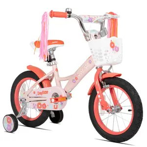 JOYSTAR Little Violet Kids Bike for Girls Ages 2-7 Years Old | 12 14 16 Inch Toddler Bicycle with Training Wheels & Streamers | Perfect Birthday Gift for Kids | Multiple Colors