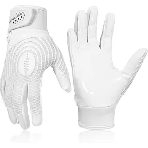 Youth Football Gloves, Kids Sticky Receiver Gloves,Super Grip Football Glove Best Gift for Boys,Girls