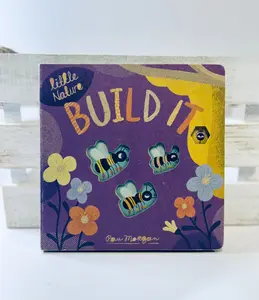 Book about Nature Book BUILD IT book Story Objects Speech Therapy Mini Objects Preschool Nature Book Recycled Materials book