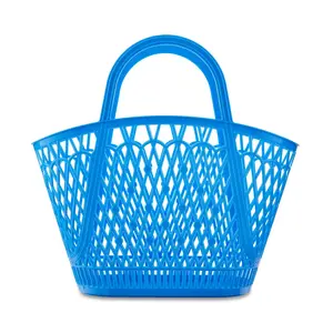Easter Blue Jelly Tote Basket, 15 in x 16 in, by Way To Celebrate