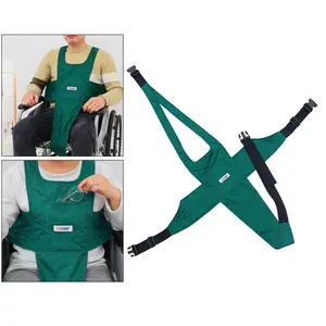 Vest- Wheelchair Seat Belt Chest Cross Restraints Straps Patients Care  Harness Belt Waist Lap Strap for Elderly Prevent Forward Sliding