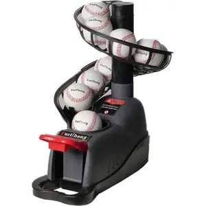 898BH Baseball Soft Toss Machine, Angle Adjustable, Step On Paddle and Release to Launch, No Power Supply Needed, Works with Regulation Baseball