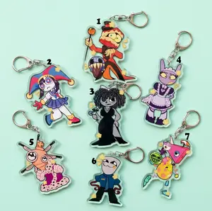 The Amazing Digital Circus Acrylic Keychains, Durable