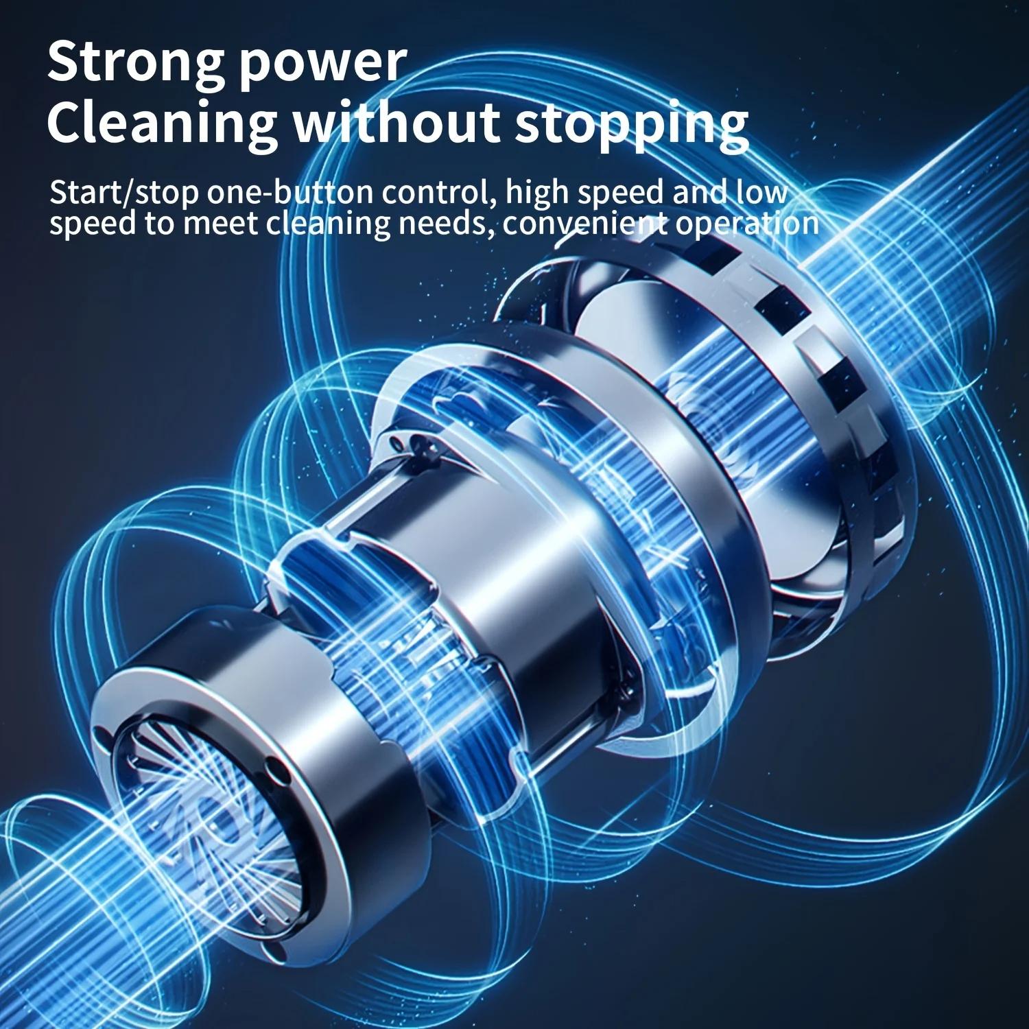 Depurador giratorio eléctrico con 5 cabezales de cepillo reemplazables, depurador de ducha recargable de mano ajustable de tres velocidades