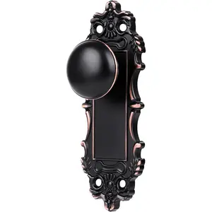 Dummy Door Knob Interior, Antique Old Style Door Knob Replacement for Closet  Bifold Cabinet Dummy Door Handles No Lock, Oil Rubbed Bronze Finish 2 Pack