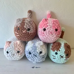 Crochet Loaf Cats ( New Variations Available!)