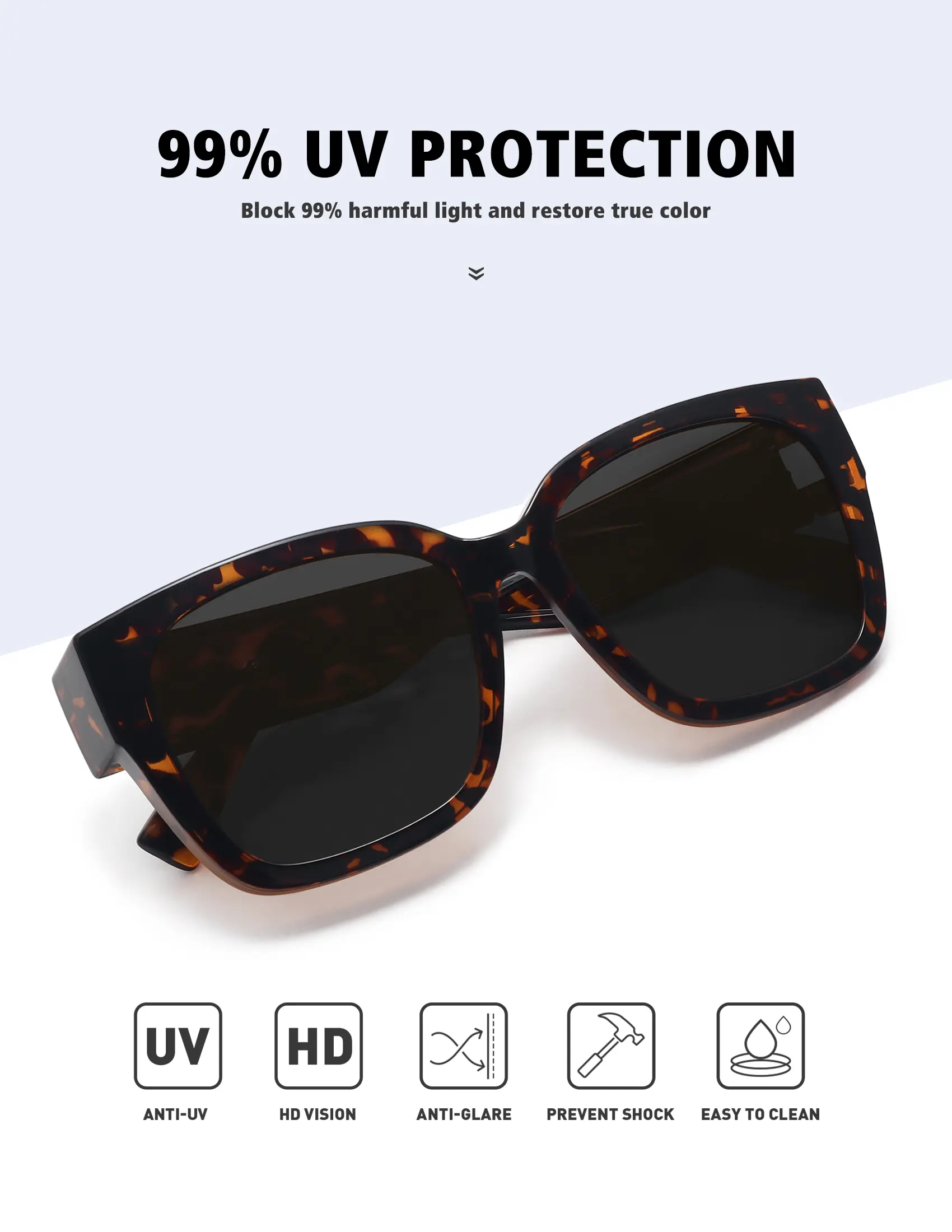 FitOver Sunglasses】MEETSUN Oversized Fit Over Glasses  display picture 3