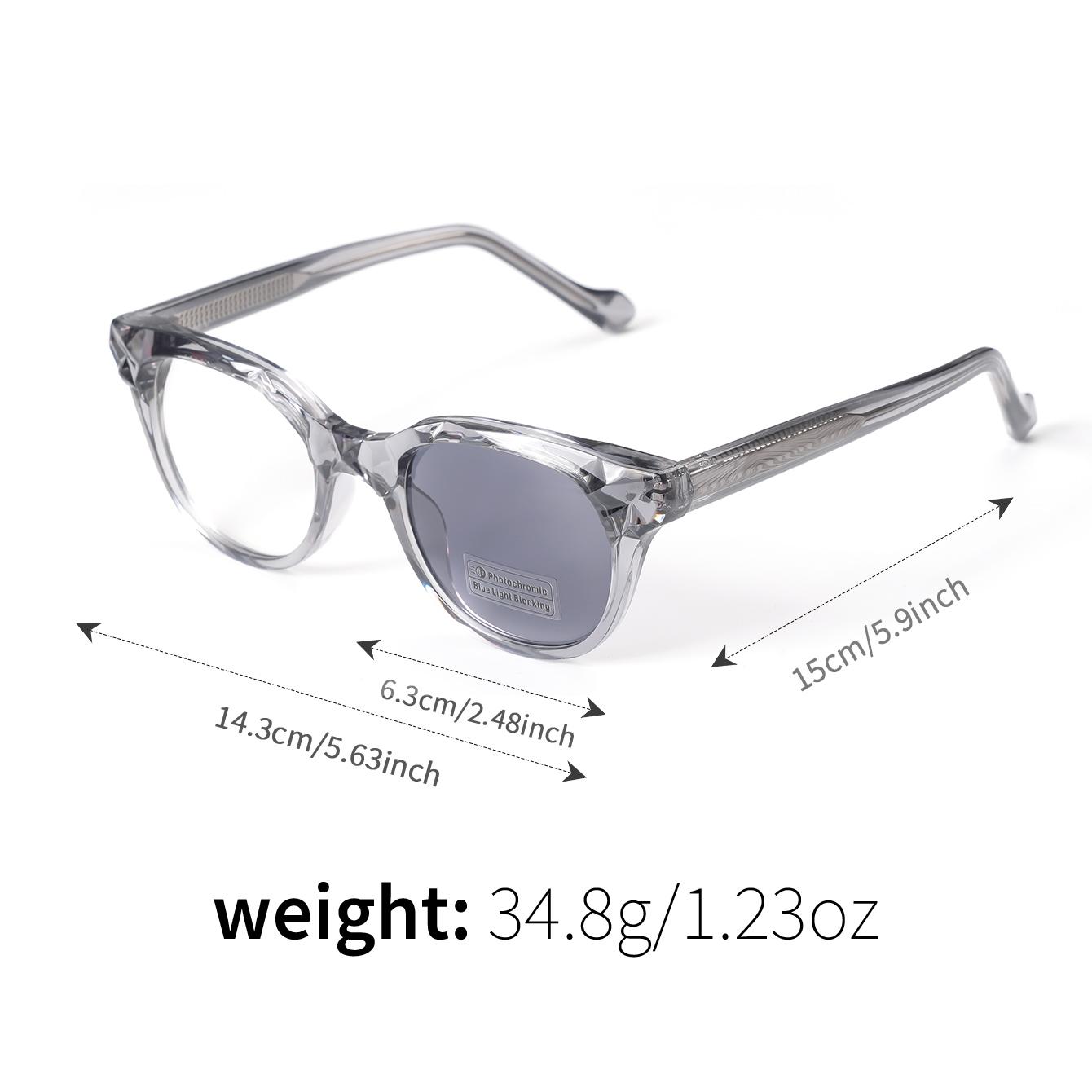 The original design features stylish and contemporary diamond-cut gradient lenses, offering both sun protection and effective UV protection. Suitable for both men and women, these sunglasses are ideal for daily wear or driving.