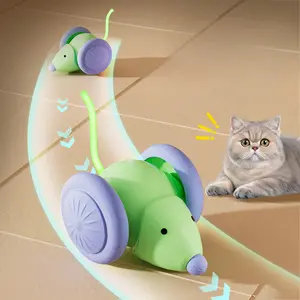 Cat Toy Smart Electric Mouse Car Teasing Cat Wand Self-Entertainment Pet Car Cat Supplies Automatic New Model
