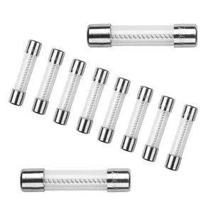 10Pcs T2.5AL250V 6x30mm 2.5A 250V Slow Blow Fuse T2.5AL Glass Slow-Acting 2.5 Amp Time-delay Fuse