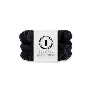 Jet Black Small Towel Scrunchies Jet Black Small Towel Scrunchies