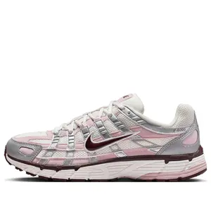 (WMNS) Nike P-6000 'Summit White Metallic Silver Burgundy Crush' IM6026-121