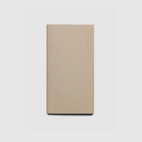 Cloth & Paper Travel Notebook Pocket Plus - Soft Touch Covers, Gold Foil Stamping, 64 Pages, 3.2" x 6" Size, Ideal for Travel & Daily Tasks - Fill Blank Journal