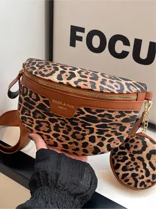 Tiger Pattern Design Shoulder Chest Bag, Versatile Casual Commuter Crossbody Bag, Stylish Accessory for Daily Use Bum Bag, Crossbody Fanny Pack