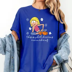 T-shirt Women's Vintage Graphic Round Neck Tee, Casual Short Sleeve T-shirt for Summer, Women's Top for Daily Wear Vintage Graphic Tees