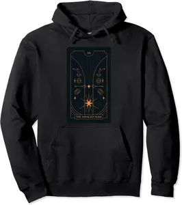 Hanged Man Vintage Tarot Card, Magic, Occult, Supernatural Pullover Hoodie - Armandoand Shop 35B0B9QFV4Z6