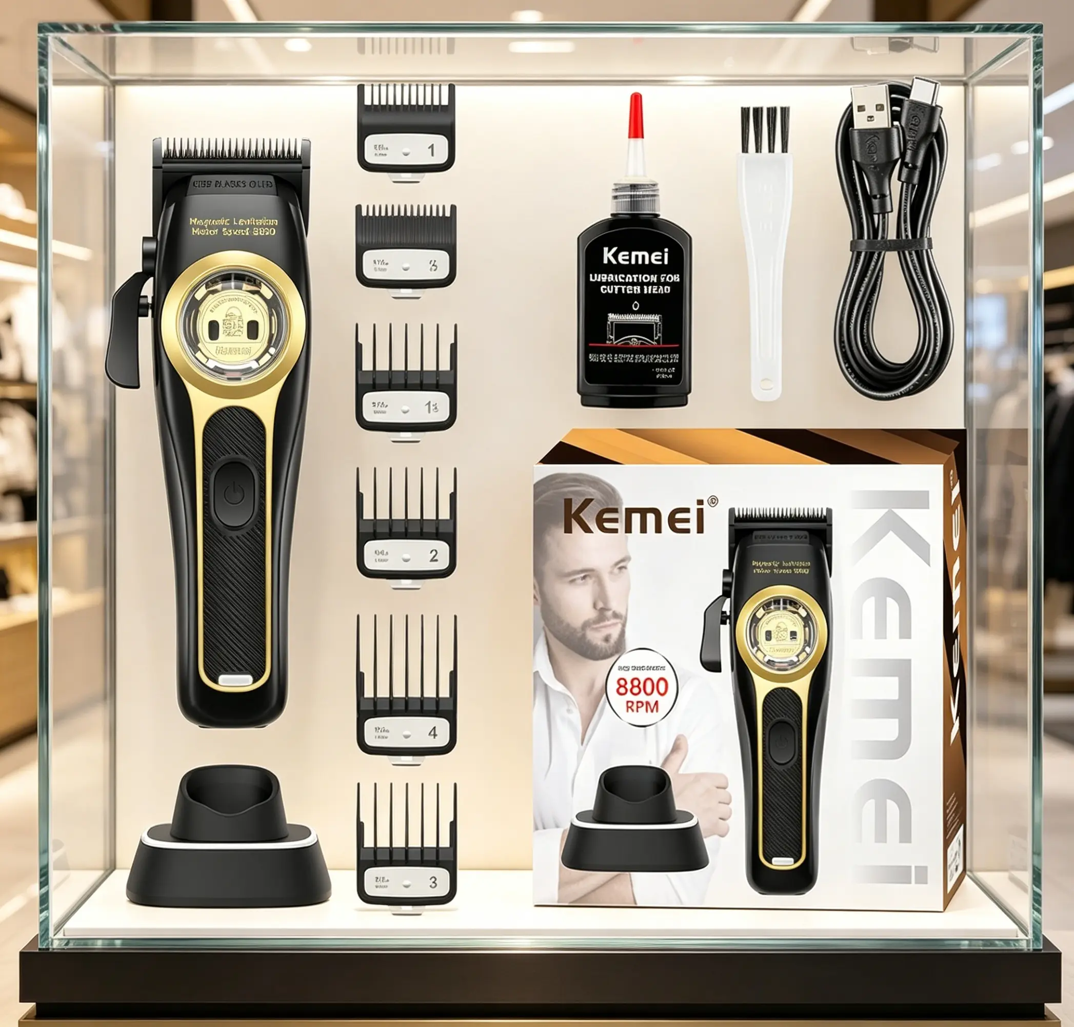 KEMEI 2373 Professional Hair Clippers for Men