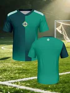 New Dark Green Men's Northern Ireland soccer Football Jerseys Lightweight Jersey Four-way stretch fabric allows unrestricted movement, keeping you comfortable and fresh even after intense play— the perfect gift for fans and supporters.