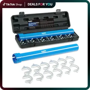 Orion Motor Tech Inner Tie Rod Installation Kit, Includes 12 Crowfoot Adapters, Durable 1/2 Inch Drive Tube for Efficient Removal, Crafted from Robust Steel, Ideal for Automotive Maintenance, Home car repair, rack free