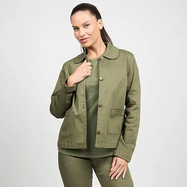 DG2 by Diane Gilman CoolMax® Denim French Country Jacket DG2 by Diane Gilman CoolMax® Denim French Country Jacket
