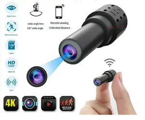 WiFi Wireless Spy 4K Mini Camera Pinhole DIY Hidden HD Screw IP DVR Nanny Cam