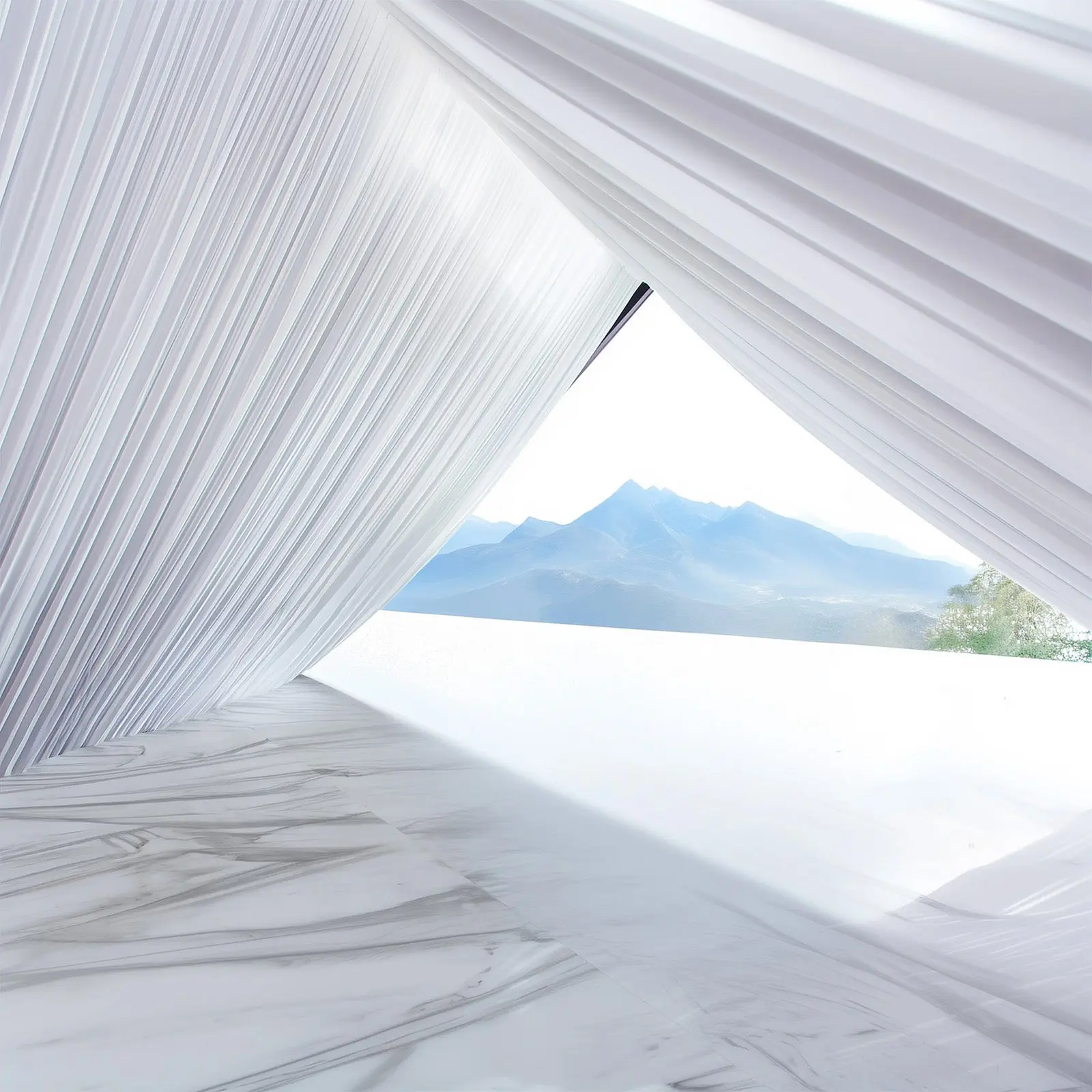 White Stretch Spandex Ceiling Drape, 25ft x 36ft Tent Liner, 180GSM Wrinkle-Free Fabric for Events & Wedding Decor with Pole Pockets, 25X36 Ft