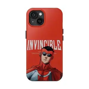 Invincible Mark Omniman Cartoon Series Tough Phone Case - Perfect Fan Gift Protective Lining
