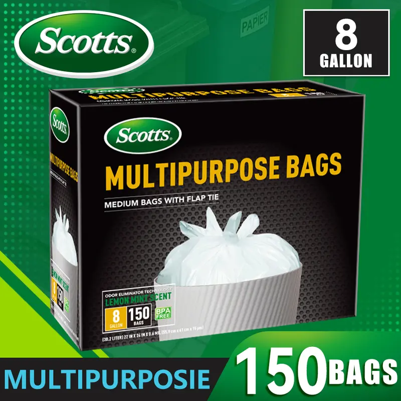Generic Wyhgry DZHJKIO Small Trash Bags,5 Rolls 46x60 Cm 100 PCS 4 Gallon Garbage Bags, For Kitchen Bathroo Generic Wyhgry DZHJKIO Small Trash Bags,5 Rolls 46x60 Cm 100 PCS 4 Gallon Garbage Bags, For Kitchen Bathroo