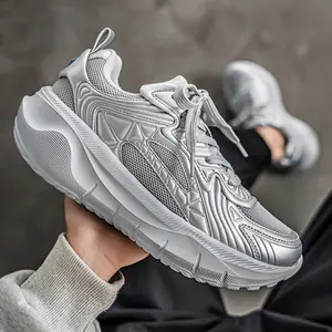 Women's & Men's Low Top Walking Shoes with Cushioning for Running Comfort Tennis Non-Slip Workout Gym Breathable Stylish Sneakers Gold Color