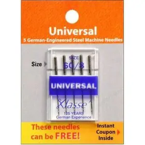 Klasse Size 60/8 Universal Sewing Machine Needles