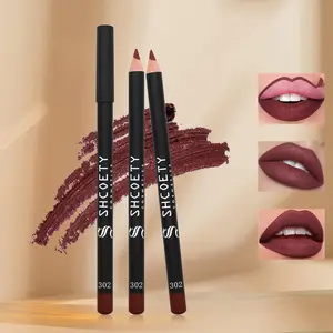 Music Festival Makeup Matte Lip Liner, Lip Liner For Women, Waterproof Long Lasting Lipliner Pencil, Easy Coloring Lip Liner Pen, Moisturizing Lip Cosmetic Tool, Girls & Women Makeup Accessories