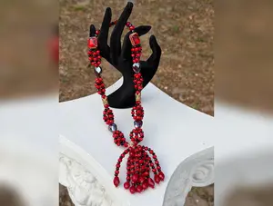 Handmade Elegua Beaded Mazo for Car