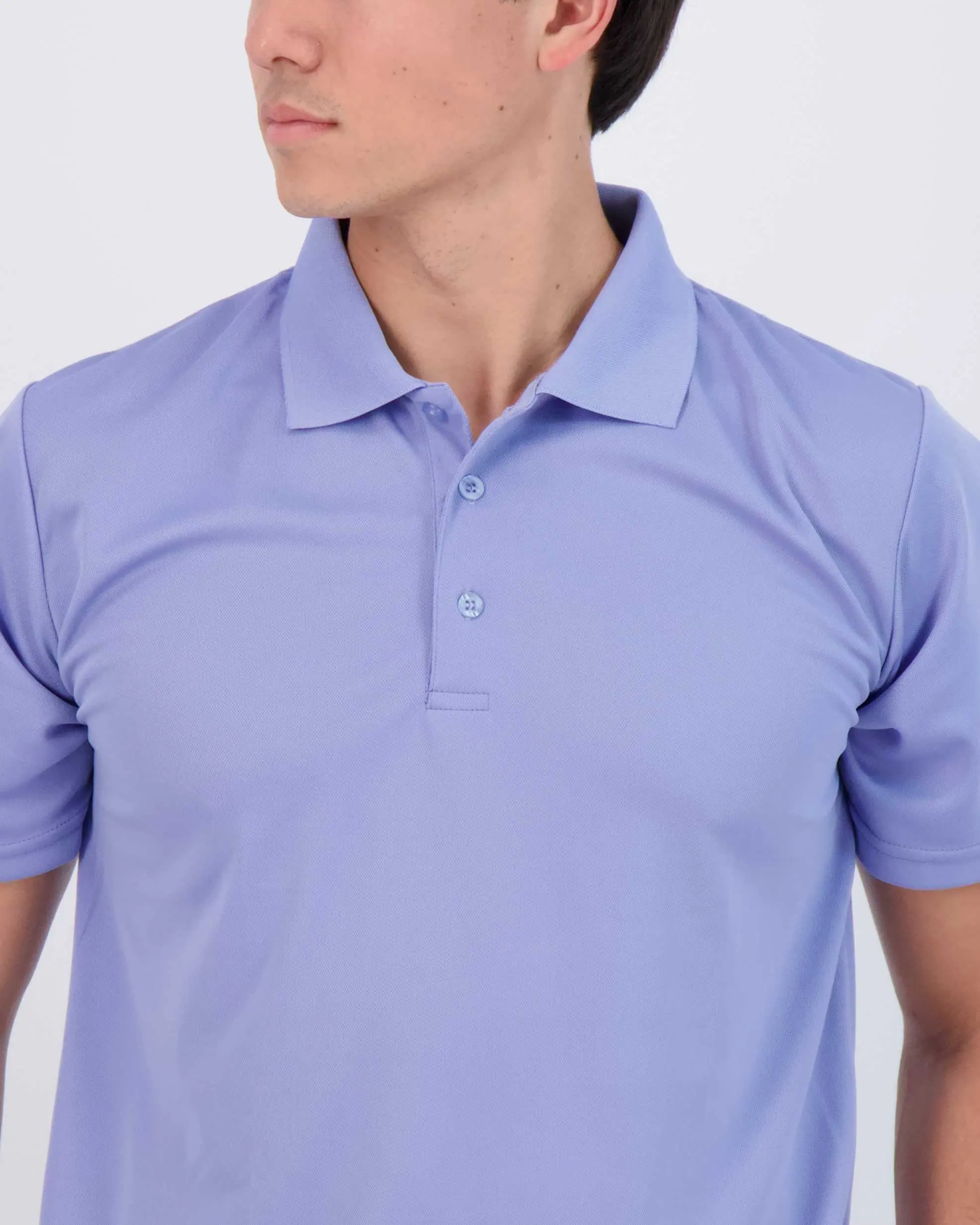 Real Essentials 3 Pack: Men's Quick-Dry Short Sleeve Athletic Performance Polo Shirt (Available In Big & Tall) Real Essentials 3 Pack: Men's Quick-Dry Short Sleeve Athletic Performance Polo Shirt (Available In Big & Tall)