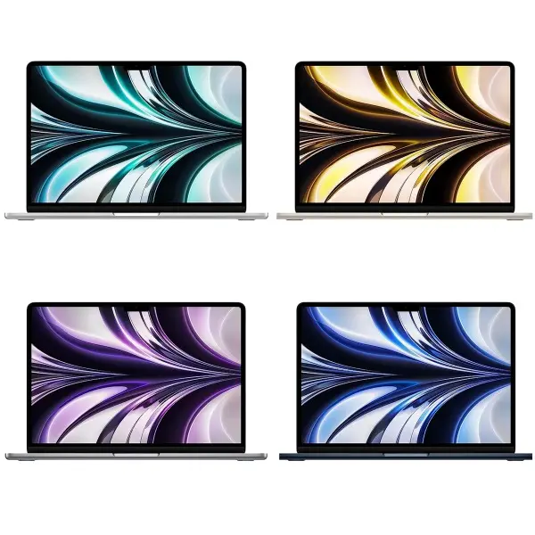Refurbished Apple MacBook Air 13" 2022 (MLY33LL/A) M2 8GB/256GB All Colors - Excellent with 1 Year Warranty by BITB