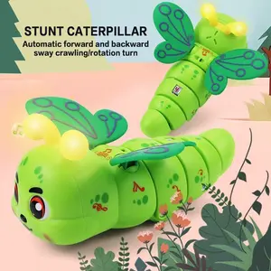 Baby Educational Toy, Cute Caterpillar Shape, Moving Music Lights, Infant Crawling Walking Toy, Early Education