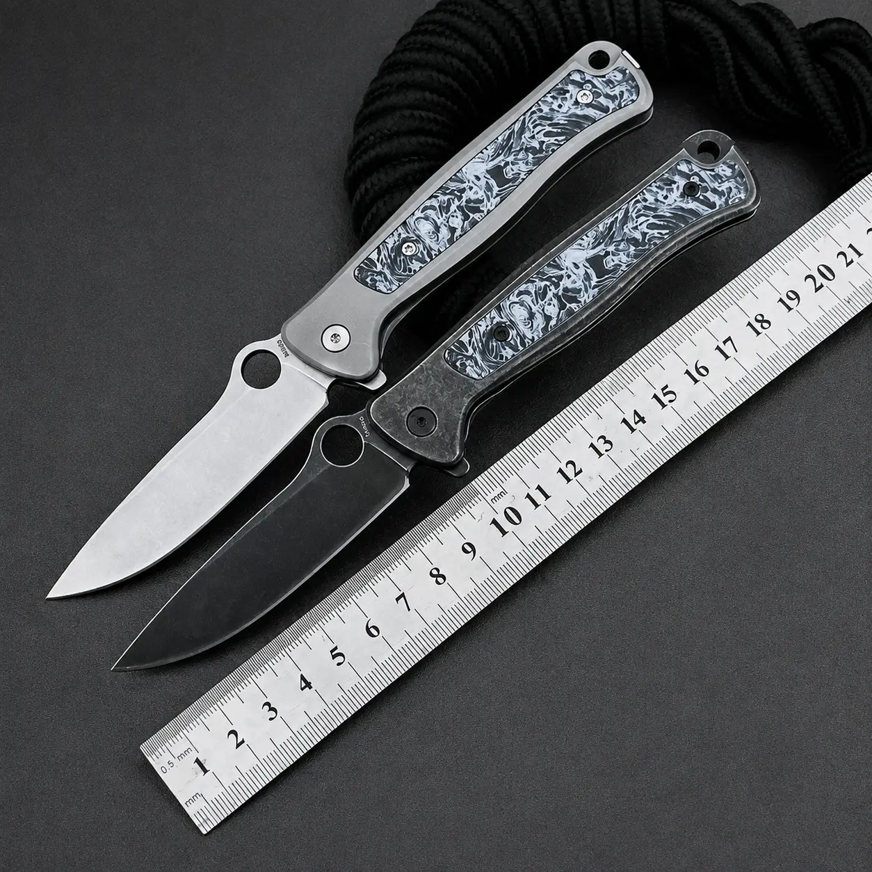 3.39" Folding Pocket Knife for Men, 8Cr13MoV Stainless Steel Blade with 420 Steel Handle, EDC Outdoor Knife for Camping, Hiking, Travel and Everyday Carry