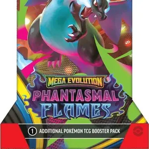 Pokemon Mega Evolution Phantasmal Flames Sleeved Booster Pack