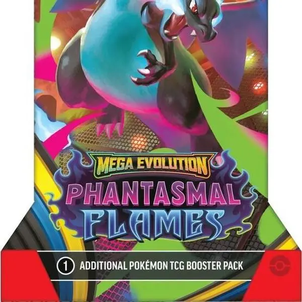 Pokemon Mega Evolution Phantasmal Flames Sleeved Booster Pack