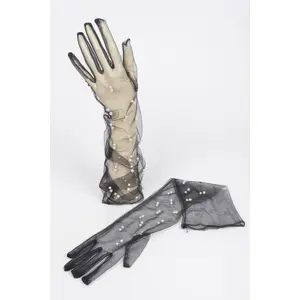 Mesh Long Gloves