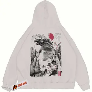 Godzilla Vintage Movie Hoodie for Men and Women Godzilla