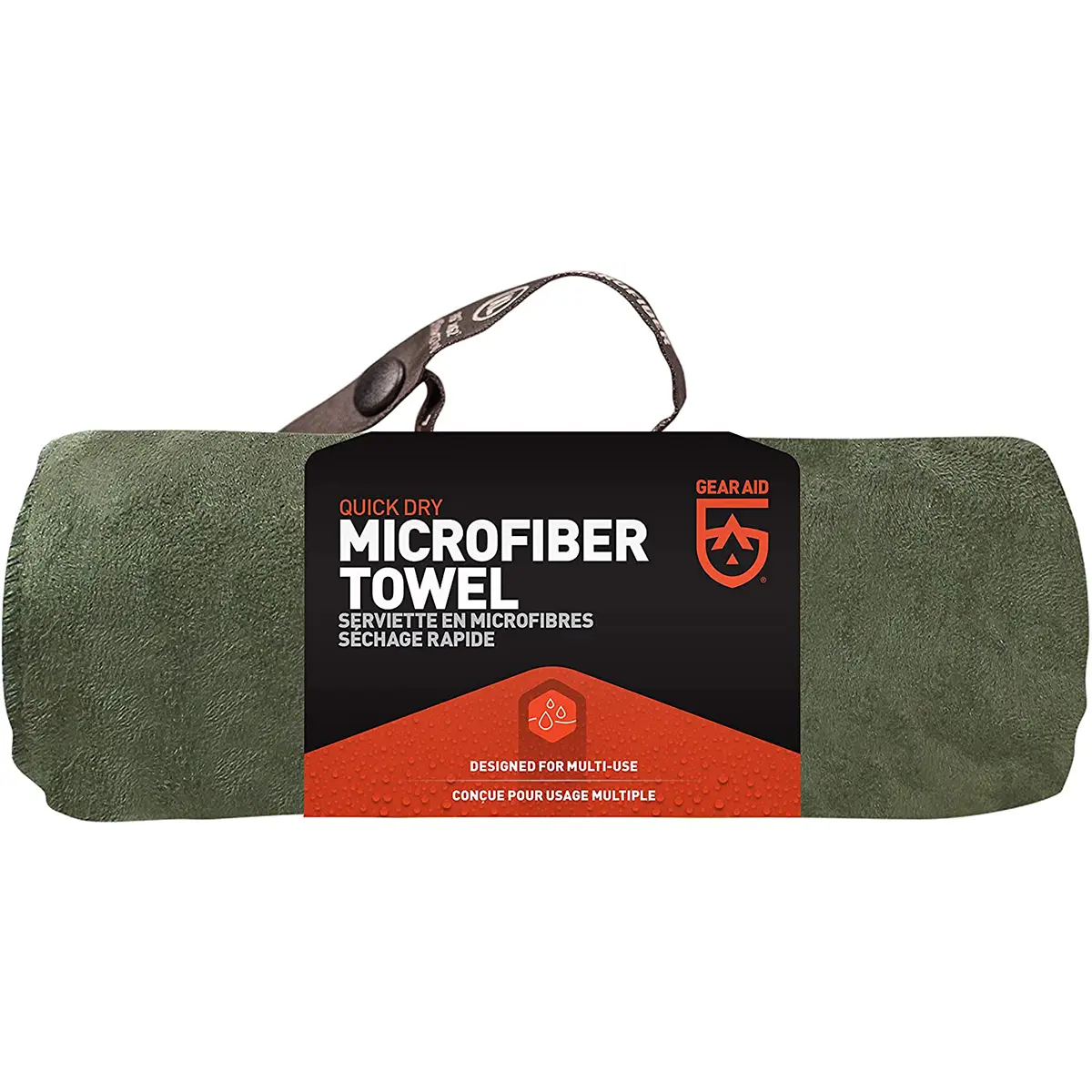 McNett Tactical Microfiber Ultra Compact Towel - OD Green